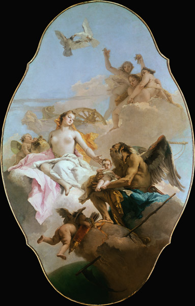 Venus, peinture de plafond à Giovanni Battista Tiepolo