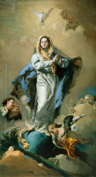 G.B. Tiepolo, L''Immaculee Conception à Giovanni Battista Tiepolo