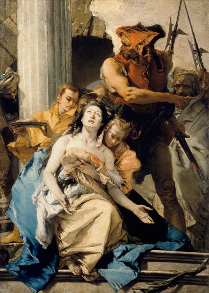 G. B. Tiepolo, Martyre de Sainte Agathe à Giovanni Battista Tiepolo