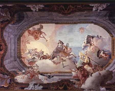 Allegory of Marriage of Rezzonico to Savorgnan à Giovanni Battista Tiepolo