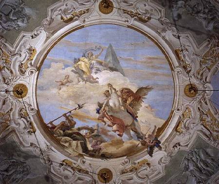 Bellerophon Riding Pegasus à Giovanni Battista Tiepolo