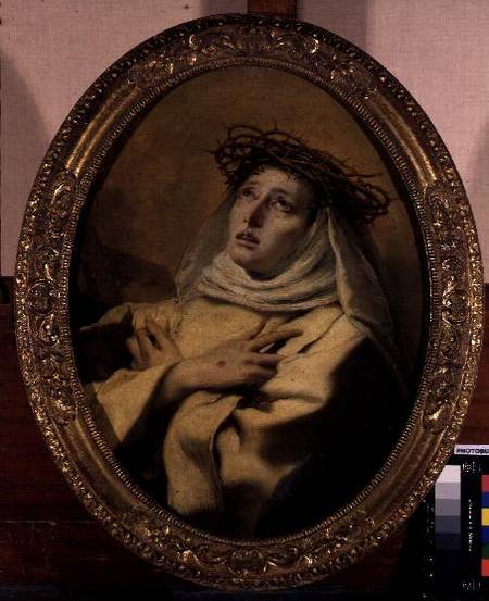 St. Catherine of Siena (1347-80) à Giovanni Battista Tiepolo