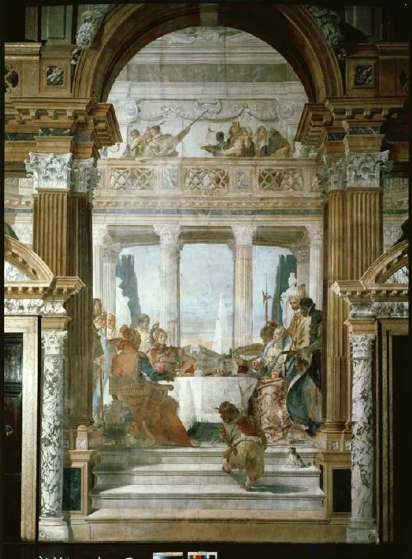 Das Gastmahl der Kleopatra à Giovanni Battista Tiepolo