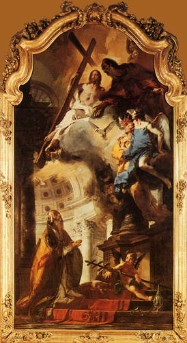 Vision de la Trinité du Pape Clément à Giovanni Battista Tiepolo
