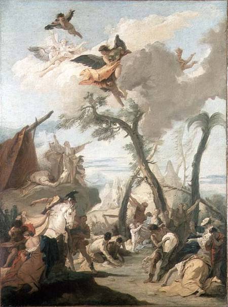 The Gathering of the Manna à Giovanni Battista Tiepolo