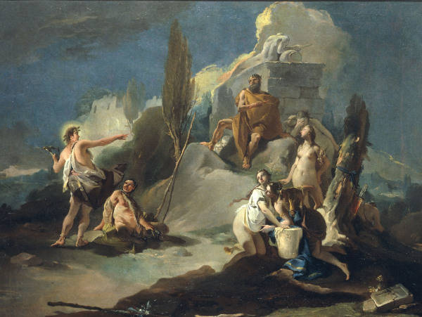 G.B.Tiepolo / Apollon et Marsyas à Giovanni Battista Tiepolo
