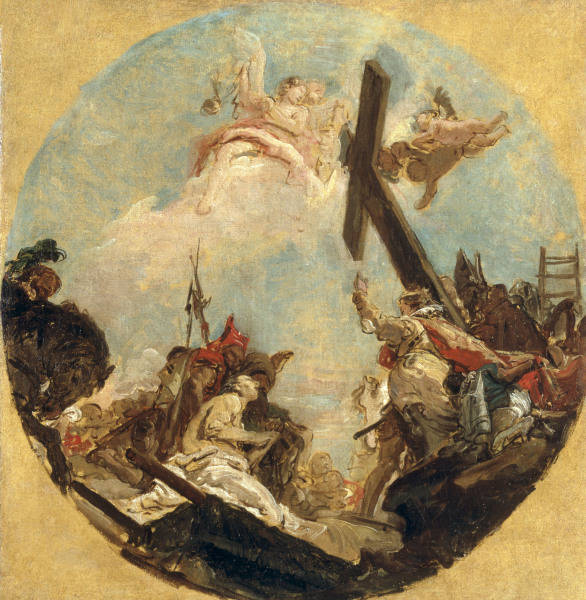 G.B.Tiepolo/Ste Helene decouvrant croix à Giovanni Battista Tiepolo