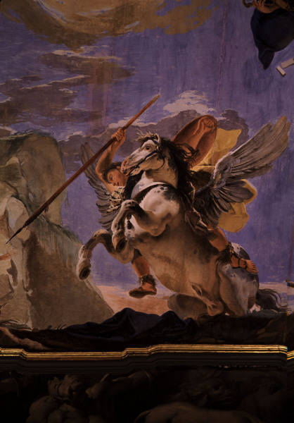 G. B. Tiepolo, Bellerophon sur Pegase... à Giovanni Battista Tiepolo