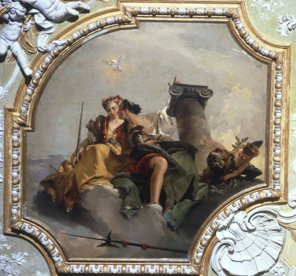 G.B.Tiepolo / Fortitudo et Justitia à Giovanni Battista Tiepolo
