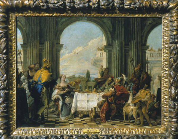 G. B. Tiepolo, Le banquet de Cleopatre à Giovanni Battista Tiepolo