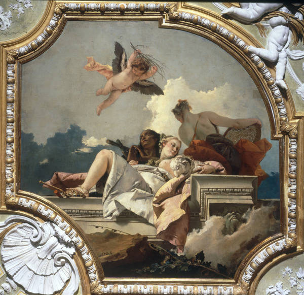 G.B.Tiepolo / Humilite, Mansuetude... à Giovanni Battista Tiepolo