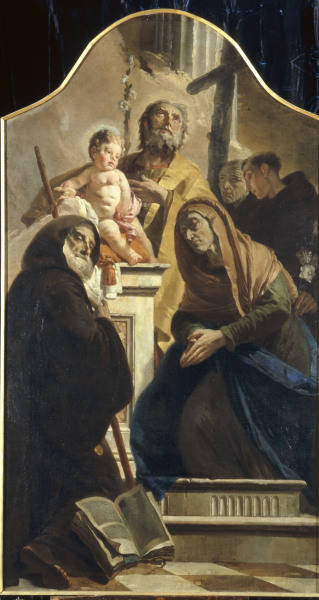 G.B.Tiepolo/Joseph avec l''Enfant-Jesus à Giovanni Battista Tiepolo