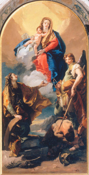 G.B.Tiepolo, Vierge et Jesus, Cat.etGab. à Giovanni Battista Tiepolo