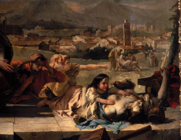 G. B. Tiepolo. Ste Thecle libere... à Giovanni Battista Tiepolo