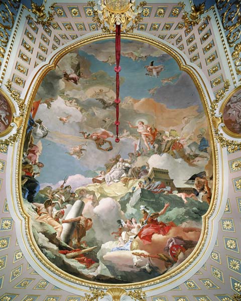 Apotheosis of the Spanish Monarchy à Giovanni Battista Tiepolo