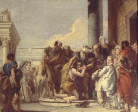 Die Heimkehr des Verlorenen Sohnes à Giovanni Battista Tiepolo