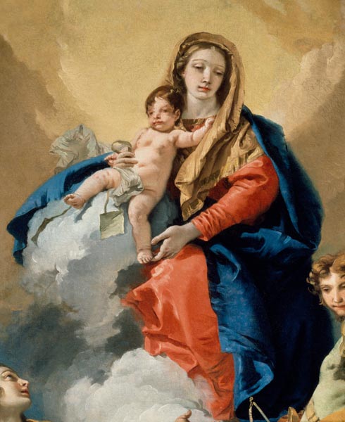 G.B. Tiepolo, La Vierge a l''Enfant à Giovanni Battista Tiepolo