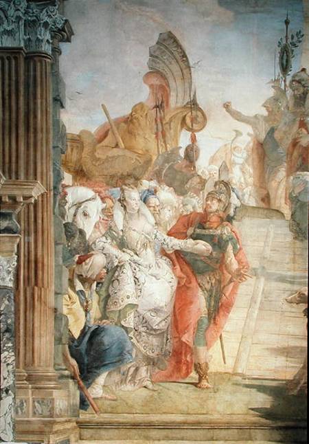 The Meeting of Anthony and Cleopatra à Giovanni Battista Tiepolo