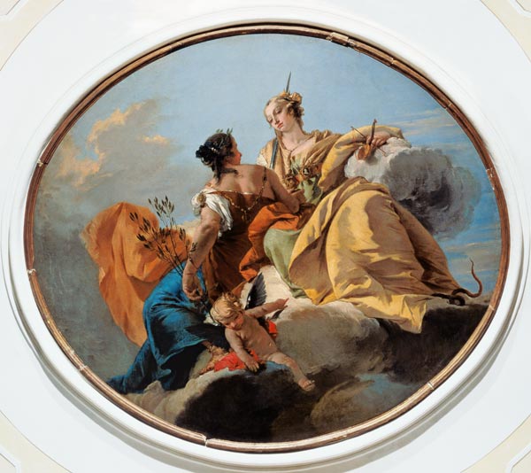 G.B.Tiepolo / Pax et Justitia à Giovanni Battista Tiepolo