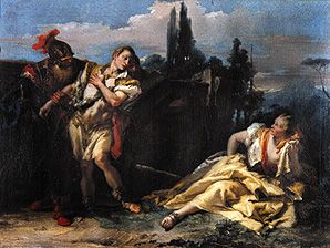 Rinaldo quitte Armida. à Giovanni Battista Tiepolo