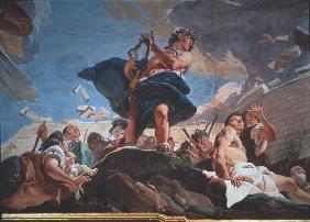 G.B.Tiepolo, Apollon construit Troie