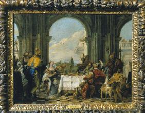 G. B. Tiepolo, Le banquet de Cleopatre