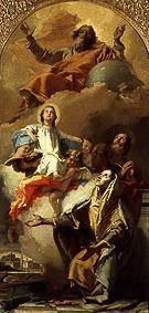 La vision de Sainte Anne. à Giovanni Battista Tiepolo