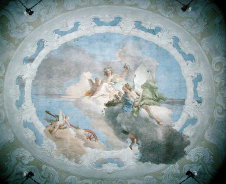 Zephyr and Flora à Giovanni Battista Tiepolo