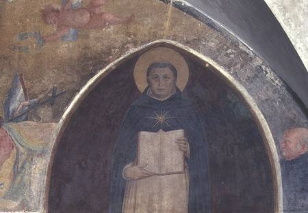 St. Thomas Aquinas, lunette à Giovanni Battista Vanni