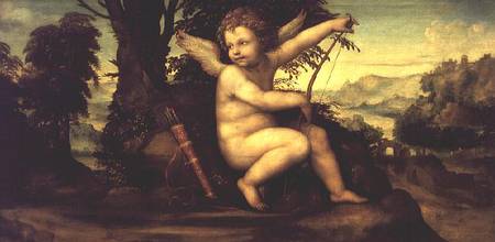Cupid in a Landscape à Giovanni Bazzi Sodoma