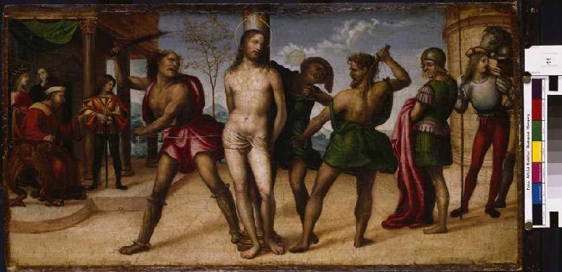 Les flagellation Christ. à Giovanni Bazzi Sodoma
