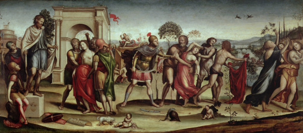 Sodoma, Raub der Sabinerinnen à Giovanni Bazzi Sodoma