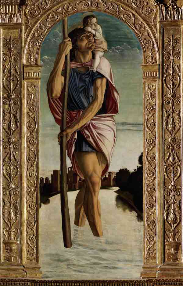 Bellini, Saint Christophe à Giovanni Bellini
