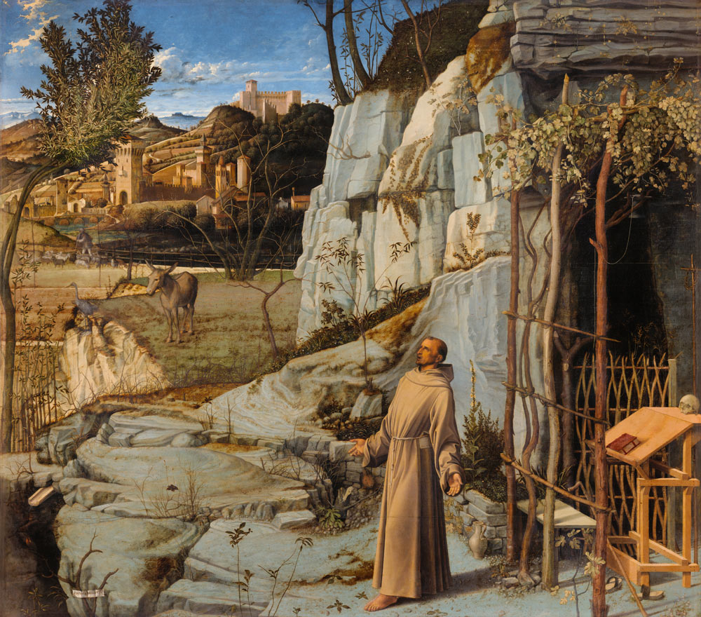 Saint Francis in the Desert à Giovanni Bellini