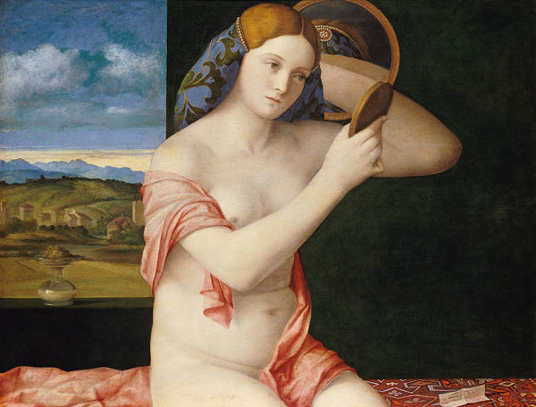 Jeune femme avec la toilette à Giovanni Bellini