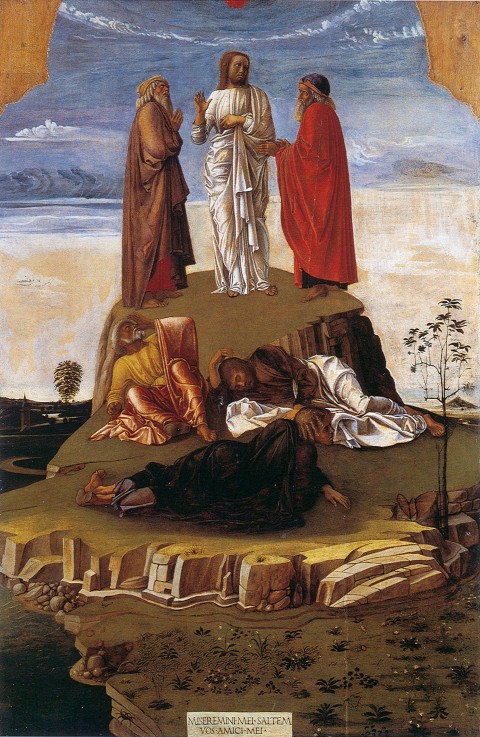 The Transfiguration of Jesus à Giovanni Bellini