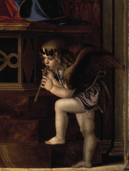 Angels making music à Giovanni Bellini