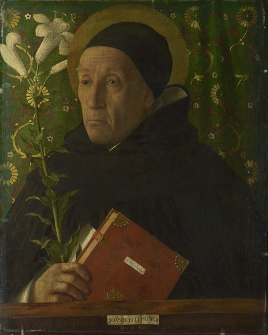 Portrait of Fra Teodoro of Urbino as Saint Dominic à Giovanni Bellini