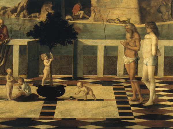 Religious Allegory, Section à Giovanni Bellini