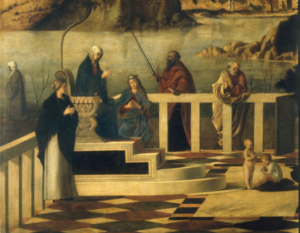Religious Allegory, Section à Giovanni Bellini