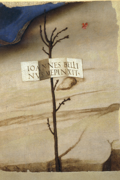 Fragment w.Signature à Giovanni Bellini