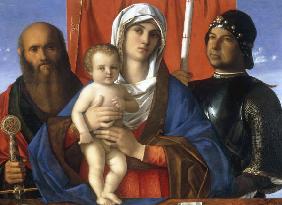 G.Bellini / Vierge / Enfant /St Paul