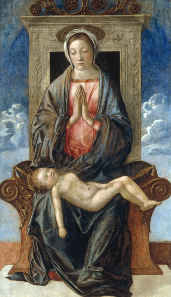 Enthroned Mary w.Child à Giovanni Bellini