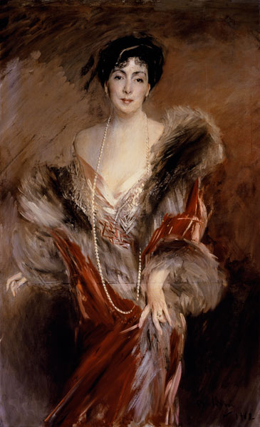 portrait de Mme Josephina A. de Errazuriz. à Giovanni Boldini