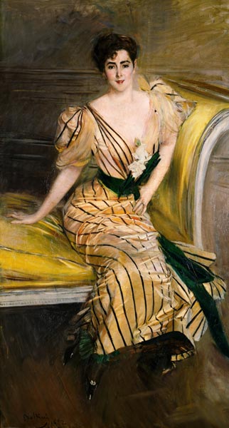 Portrait Of Madame Josephina Alvear De Errazuriz à Giovanni Boldini