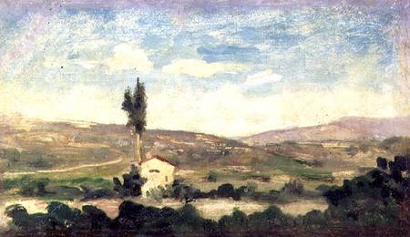 Landscape with Poplar Tree à Giovanni Boldini