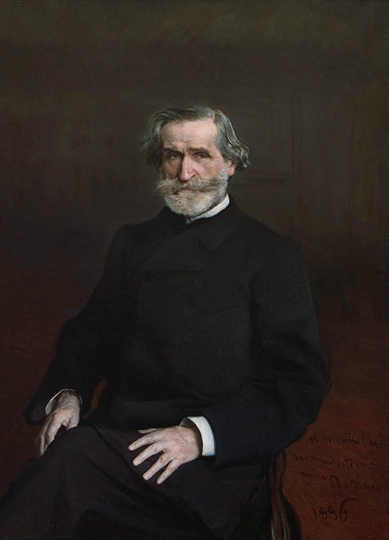 Portrait of Giuseppe Verdi à Giovanni Boldini