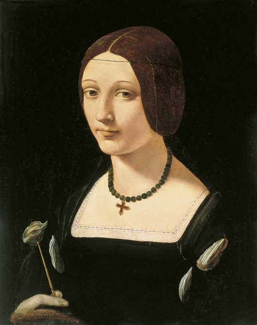 Portrait of a Lady as Saint Lucy à Giovanni Boltraffio