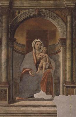 Madonna and Child (fresco) à Giovanni Buonconsiglio