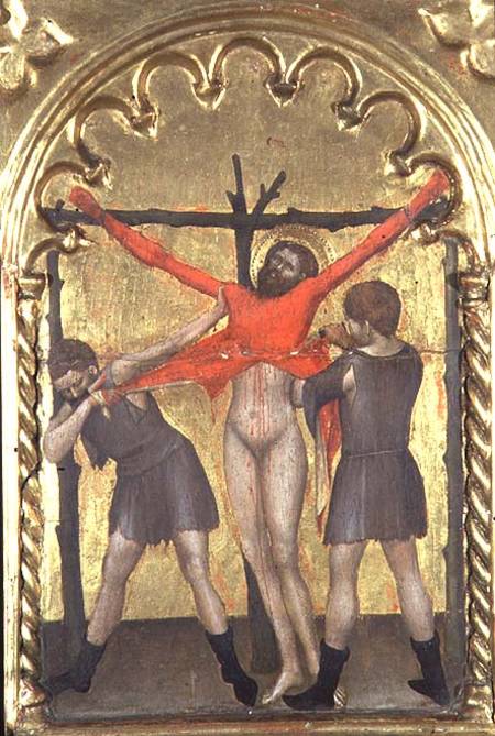 Christ on the Cross, detail from the polytych of the Spedale della Misericordia à Giovanni  da Milano